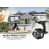 Outdoor IP Dome Camera with 5 X zoom and full pan and tilt functions covers a large area with total video surveillance night and day  