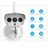 Outdoor Indoor Waterproof IP Camera Wireless Surveillance 1080P English UK Plug