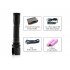Outdoor LED Flashlight that is waterproof and comes with multiple phone adapters as it can double up as a portable power bank capability