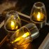 Outdoor LED Solar Candles Lights With Stainless Steel Base Flameless Dropless Night Light For Home Party Halloween Xmas Decor stainless steel candle light