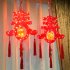 Outdoor Lantern LED Light  Lantern For Lunar New Year  Red Lampion  Red Lampion Spring Festival  Hanging Decor  Wedding  Party Decoration  Christmas spring char