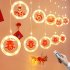 Outdoor Lantern With 111 LEDs LED Light  Lantern For Lunar New Year  Red Lampion  IP43 Waterproof Red Lampion Spring Festival  Hanging Decor  Wedding  Party Dec
