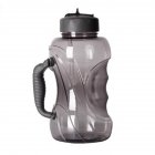 Outdoor Large Capacity Sports Bottle No Leaking 1 5L with Handle Water Bottle  black