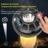 Outdoor Led Camping Lamp 3 Modes Ultralight Portable Multifunctional Tent Lights Emergency Torch Flashlight as shown