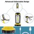 Outdoor Led Camping Light 6 Modes Portable Usb Rechargeable Long lasting Emergency Light Camping Lantern Red  rechargeable 