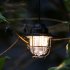 Outdoor Led Camping Light Usb Rechargeable Hanging Retro Tent Light For Garden Yard Patio Tree Decoration vintage green