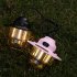 Outdoor Led Camping Light Usb Rechargeable Hanging Retro Tent Light For Garden Yard Patio Tree Decoration pink