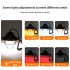 Outdoor Led Camping Light Usb Rechargeable Hanging Retro Tent Light For Garden Yard Patio Tree Decoration black
