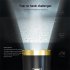 Outdoor Led Flashlight Waterproof Usb Rechargeable Intelligent Power Display Gold