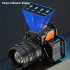 Outdoor Led Headlight 1200mah Lithium Battery Super Bright Head mounted Sensor Flashlight Head Lamp with induction   output