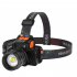 Outdoor Led Headlight 1200mah Lithium Battery Super Bright Head mounted Sensor Flashlight Head Lamp with induction   output