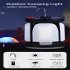 Outdoor Led Leaf Camping Lights 6 Modes 500 Lumens Usb Rechargeable Hanging Emergency Solar Flashlights A
