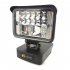 Outdoor Led Lighting Lamp Compatible for Makita 18v Bl Series Lithium Battery with Strobe Black