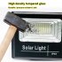 Outdoor Led Solar Light 5 Brightness Adjustable Ip67 Waterproof High Brightness Flood Lamp Spotlight 40W solar flood light