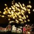 Outdoor Led Solar String Lights Waterproof 8 Modes Lamp For Room Garden Terrace Christmas Tree Decor yellow 12 meters 100 lights