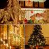 Outdoor Led Solar String Lights Waterproof 8 Modes Lamp For Room Garden Terrace Christmas Tree Decor yellow 12 meters 100 lights