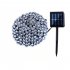 Outdoor Led Solar String Lights Waterproof 8 Modes Lamp For Room Garden Terrace Christmas Tree Decor white 12 meters 100 lights