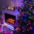 Outdoor Led Solar String Lights Waterproof 8 Modes Lamp For Room Garden Terrace Christmas Tree Decor colorful 12 meters 100 lights