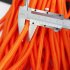 Outdoor Lifesaving Rope with Hand Ring Water Sports Throwing Rope Rescue Lifeline Orange