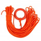 Outdoor Lifesaving Rope with Hand Ring Water Sports Throwing Rope Rescue Lifeline Orange