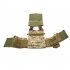 Outdoor Load Carrier Vest With Hydration Pocket Multi functional Adjustable Training Cs Modular Vest Army green one size