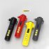 Outdoor Mini Flashlight Multifunctional Usb Rechargeable Strong Light Torch Car Self rescue Escape Hammer yellow