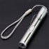 Outdoor Mini Flashlight LED Stainless Steel Multi function USB Rechargeable Flashlight 3 functions  money detection   banknote   infrared