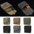 Outdoor Molle Tools Organizer Storage Bag Portable Outdoor Running Cycling Camping Small Utility Pouch Bag For Outdoor Hiking Camping Accessories wolf brown