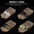 Outdoor Molle Tools Organizer Storage Bag Portable Outdoor Running Cycling Camping Small Utility Pouch Bag For Outdoor Hiking Camping Accessories wolf brown