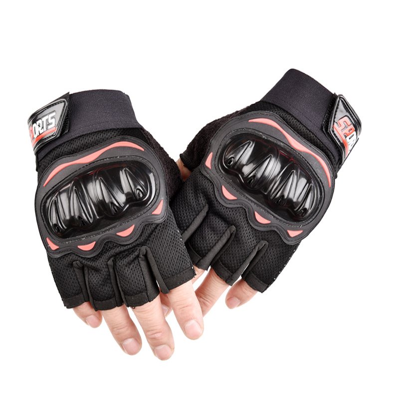 Wholesale Outdoor Motorcycle Fingerless Gloves Half finger gloves Hard