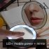 Outdoor Multi Function Wireless Charging Portable Led Vanity Mirror Make Up Accessories Rose gold