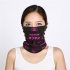 Outdoor Neck Gaiter Mask Cap Multifunctional Windproof Mask for Cycling Skiing Outdoor Sports Black pink One size