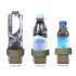Outdoor Nylon Bottle Package Solid Color Wear resistant Bag for Travel Hiking Khaki One size