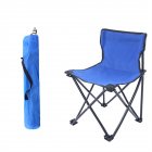 Outdoor Oxford Cloth Folding  Chair Armchair Portable Lightweight Tear resistant Waterproof Camping Fishing Leisure Beach Chair blue small