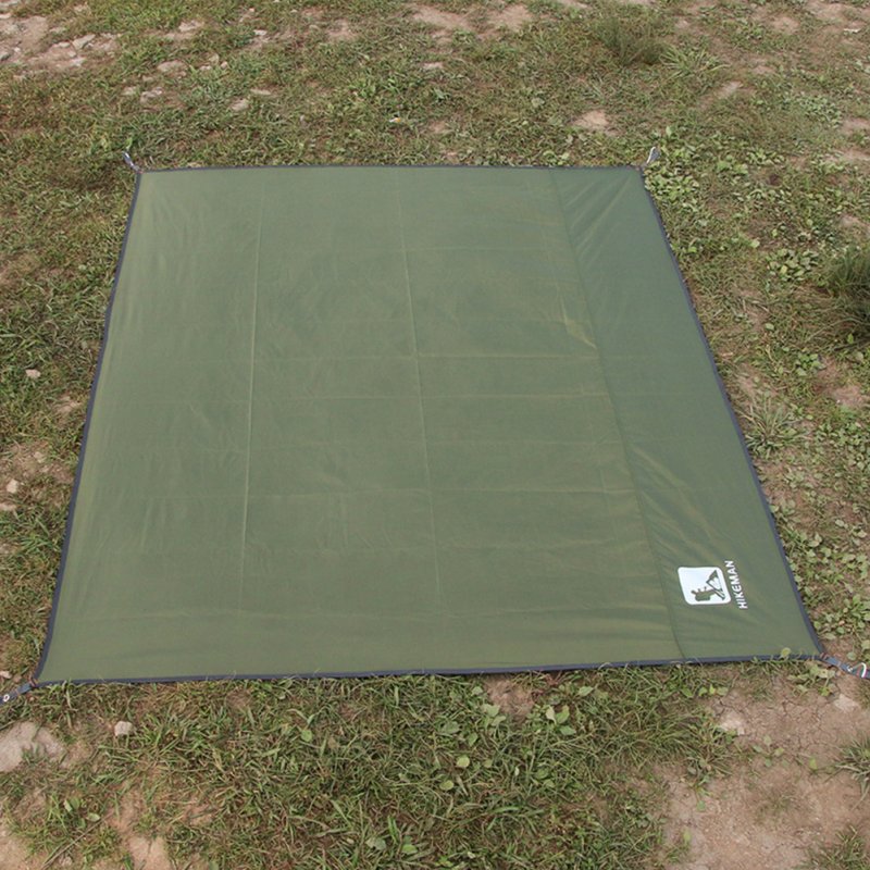 Outdoor Picnic Mat With Drawstring Bag Multifunctional Thickened 210d Oxford Cloth Beach Pad For Camping Hiking green 240 x 210CM