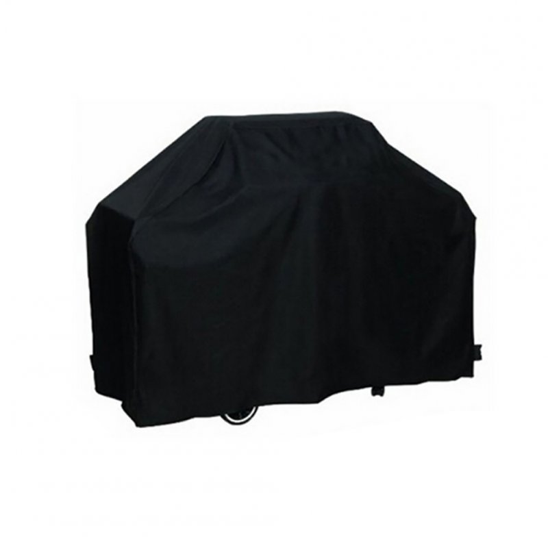 Outdoor Polyester BBQ Furniture Dust Black Cover black_L: 170x61x117cm