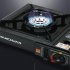 Outdoor Portable Butane Stove Adjustable Damper Firepower Hot Pot Cassette Stove Dual use