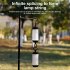 Outdoor Portable Led Camping Lantern Usb Type c Rechargeable Flashlight Emergency Light Black Walnut Color