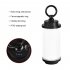 Outdoor Portable Led Camping Lantern Usb Type c Rechargeable Flashlight Emergency Light Black Walnut Color