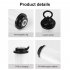Outdoor Portable Led Camping Lantern Usb Type c Rechargeable Flashlight Emergency Light Black Walnut Color