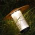 Outdoor Portable Led Camping Lantern Usb Type c Rechargeable Flashlight Emergency Light Black Walnut Color