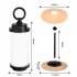 Outdoor Portable Led Camping Lantern Usb Type c Rechargeable Flashlight Emergency Light Rubber Wood Color
