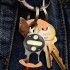 Outdoor Portable Led Keychain Light Usb Mini Flashlight Work Lamps Screwdriver for Outdoor Camping