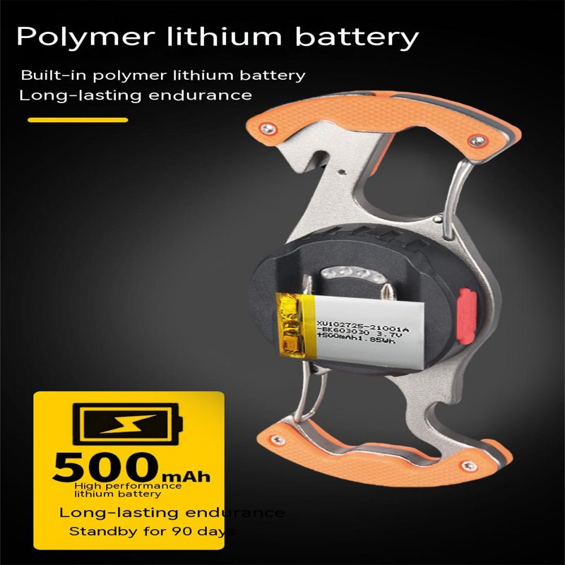 Outdoor Portable Led Keychain Light Usb Mini Flashlight Work Lamps Screwdriver