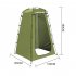 Outdoor Quick Set Up Privacy Tent 190T Silver Coated Cloth Waterproof UV Resistant Portable Changing Room For Camping Shower Biking Toilet Beach ArmyGreen