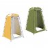 Outdoor Quick Set Up Privacy Tent 190T Silver Coated Cloth Waterproof UV Resistant Portable Changing Room For Camping Shower Biking Toilet Beach Yellow and gray