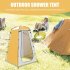 Outdoor Quick Set Up Privacy Tent 190T Silver Coated Cloth Waterproof UV Resistant Portable Changing Room For Camping Shower Biking Toilet Beach Yellow and gray
