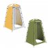 Outdoor Quick Set Up Privacy Tent 190T Silver Coated Cloth Waterproof UV Resistant Portable Changing Room For Camping Shower Biking Toilet Beach Yellow and gray