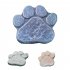 Outdoor Resin Pawprint Remembrance Tombstone With 4x3 Inch Personalized Picture Frame Pet Memorial Gifts For Lawn Backyard Courtyard gray product without words