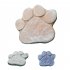 Outdoor Resin Pawprint Remembrance Tombstone With 4x3 Inch Personalized Picture Frame Pet Memorial Gifts For Lawn Backyard Courtyard gray product without words